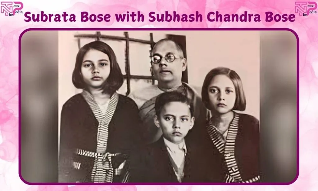 Subrata Bose with Subhash Chandra Bose